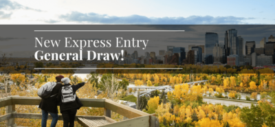 Latest express entry general draw, canada landscape